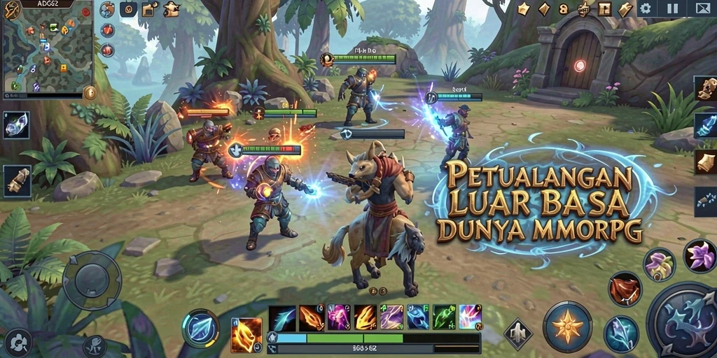 Tampilan gameplay yang menakjubkan dari ADG62, penuh aksi dan petualangan.