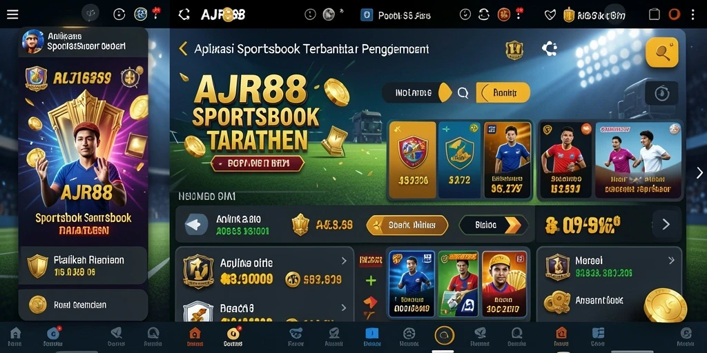 Tampilan screenshot AJR88 menampilkan antarmuka taruhan olahraga yang menarik.