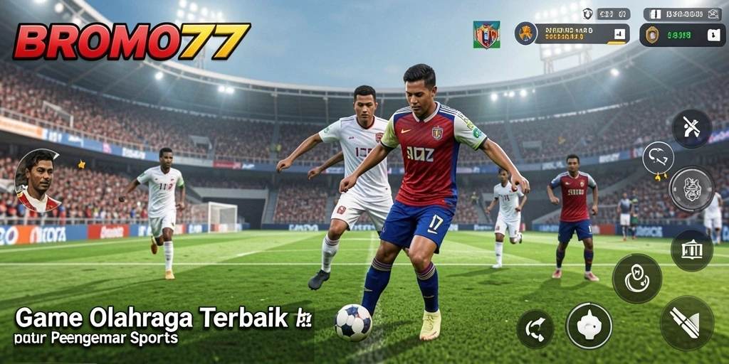 Tampilan gameplay seru dan interaktif dari BROMO77.