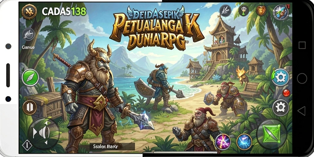 Tampilan gameplay RPG yang menarik dari CADAS138.