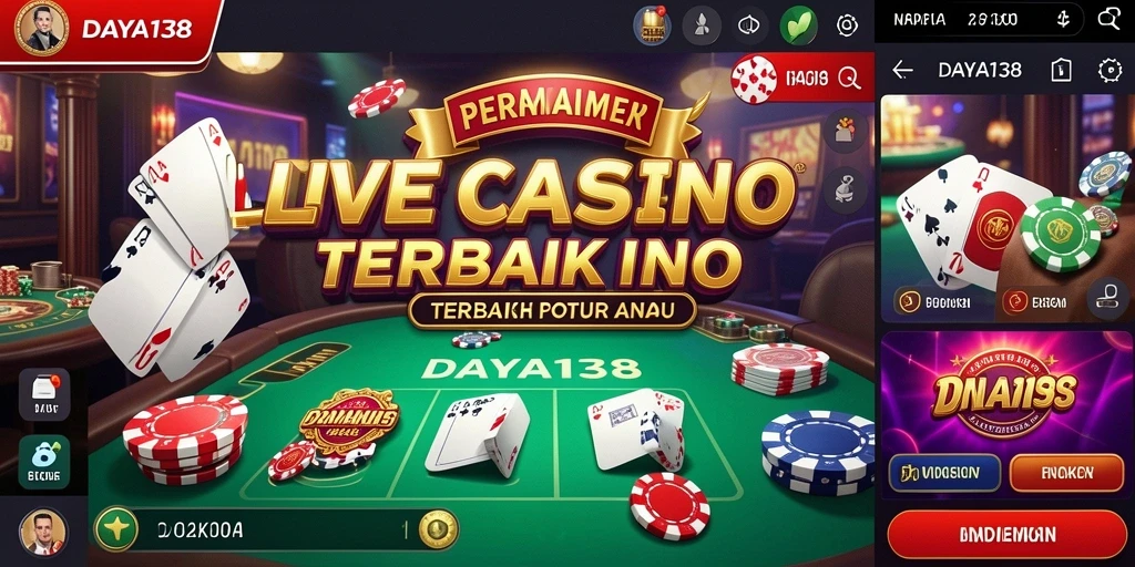 Screenshot gameplay Live Casino DAYA138 yang menarik dan interaktif.