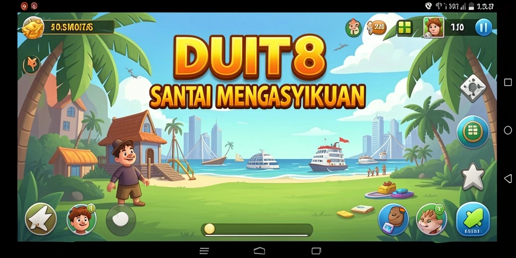 Tampilan gameplay santai yang mengasyikkan di DUIT8.