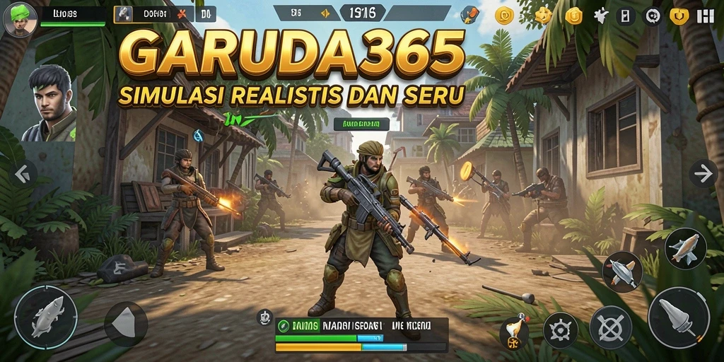 Screenshot GARUDA365 menampilkan gameplay simulasi yang seru dan interaktif.