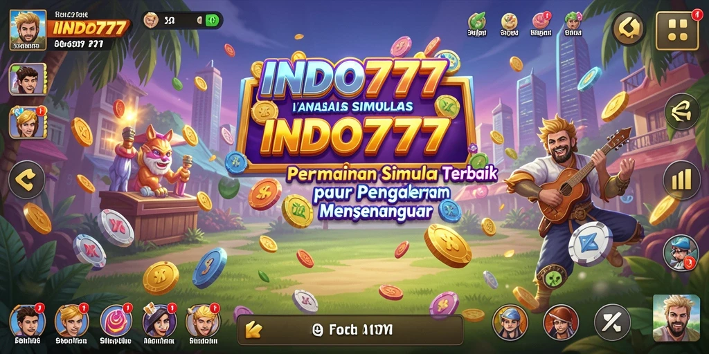 Screenshot gameplay INDO777 menampilkan elemen simulasi yang menarik.