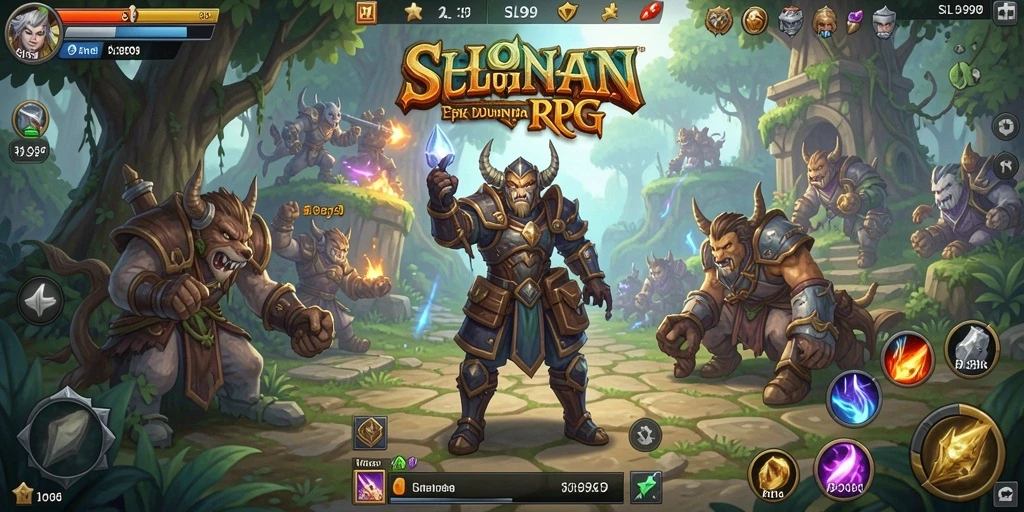 Tampilan menakjubkan dari gameplay RPG SL999.